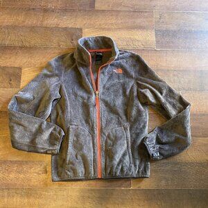 The North Face Jacket Woman XS Purple Sherpa Zip Mock Neck Fleece Zip Outdoor